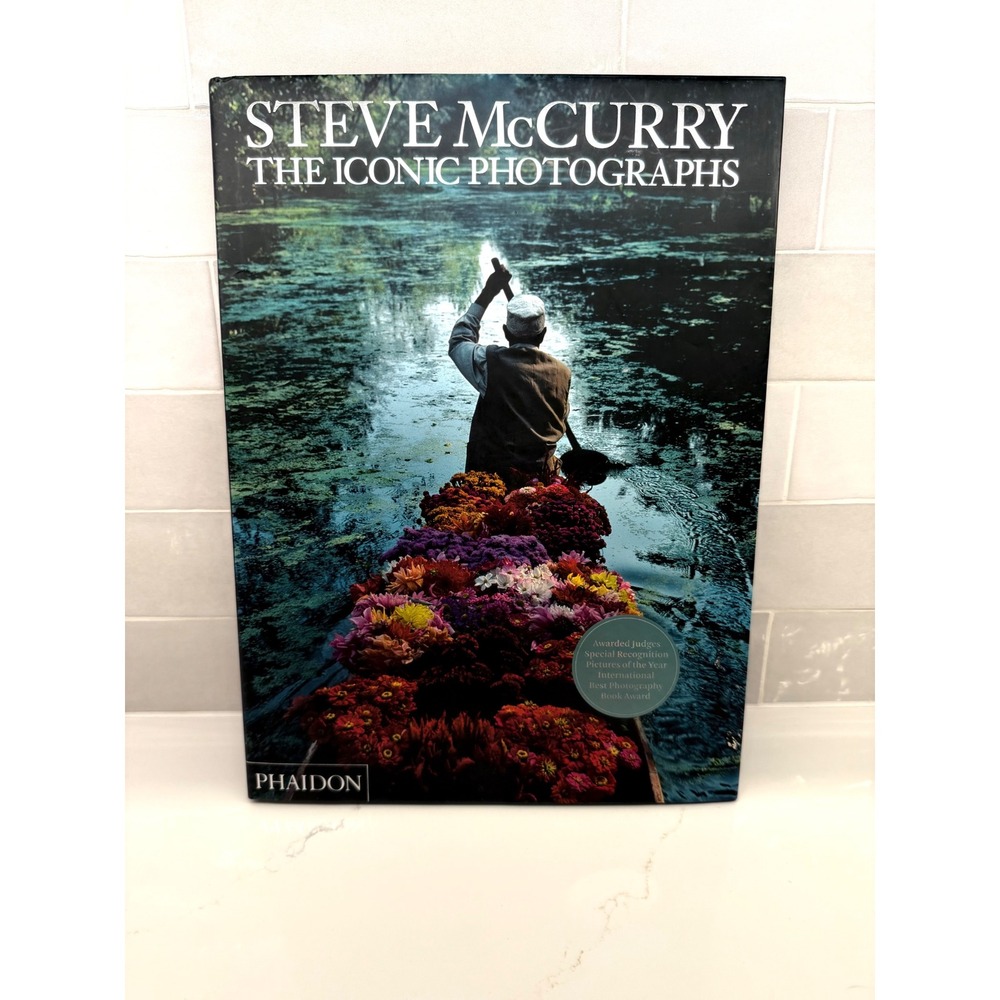 Steve McCurry The Iconic Photographs Phaidon Hardcover Book Large Portrait Art